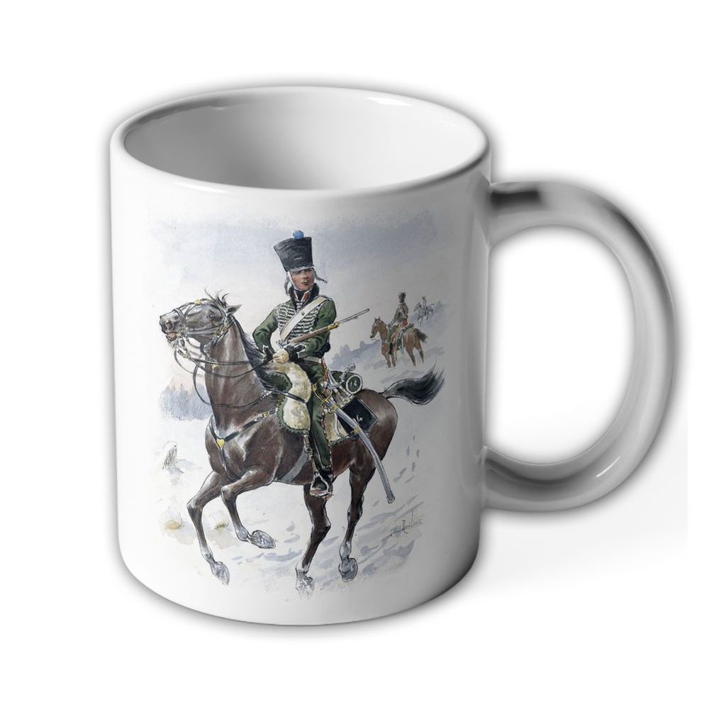 Cavaliers Hussaren René Louis Reiter Frankreich Gemälde - Tasse #11447