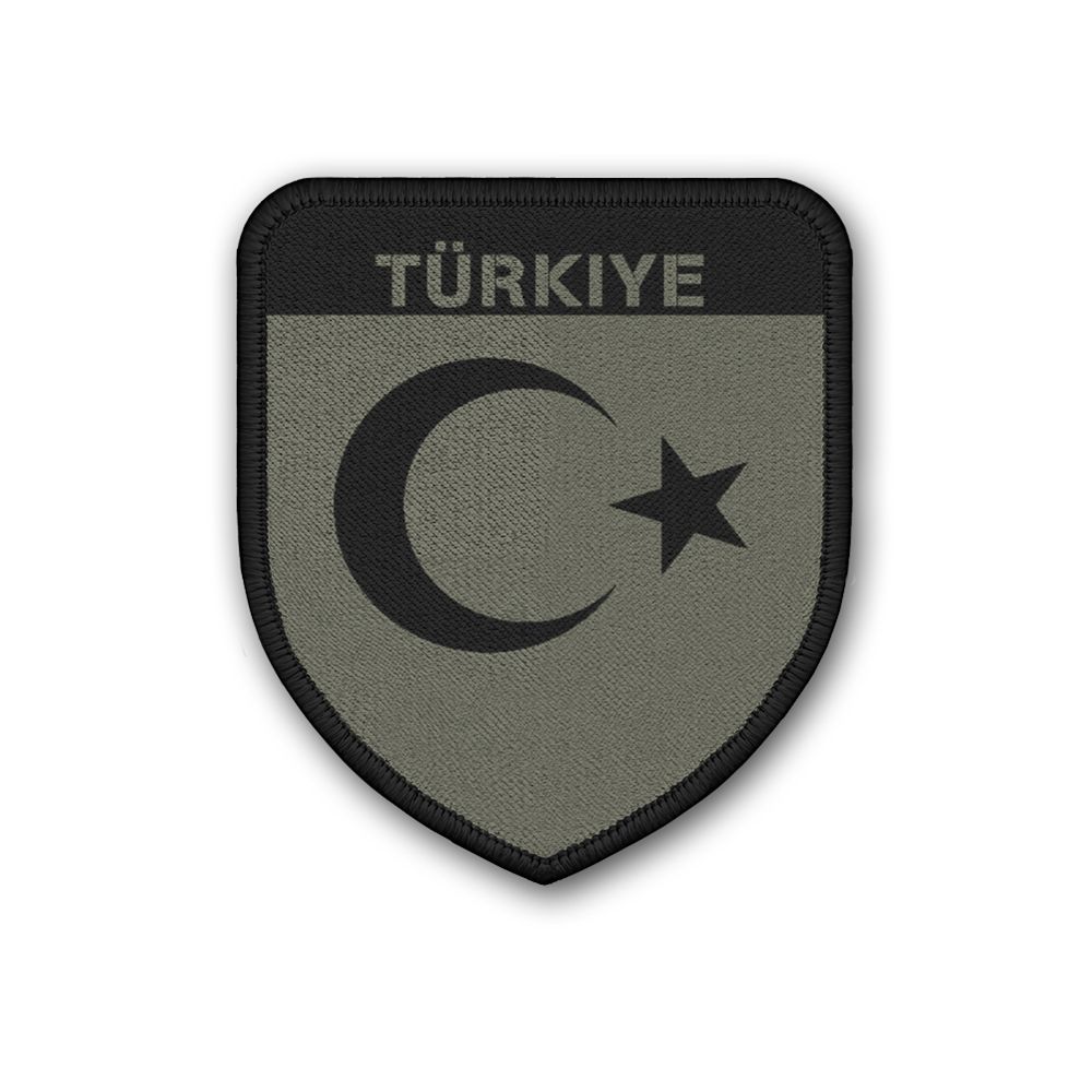Patch Türkiye Türkei Fahne Halbmond Stern Uniform Armee Ankara Erdogan #21484