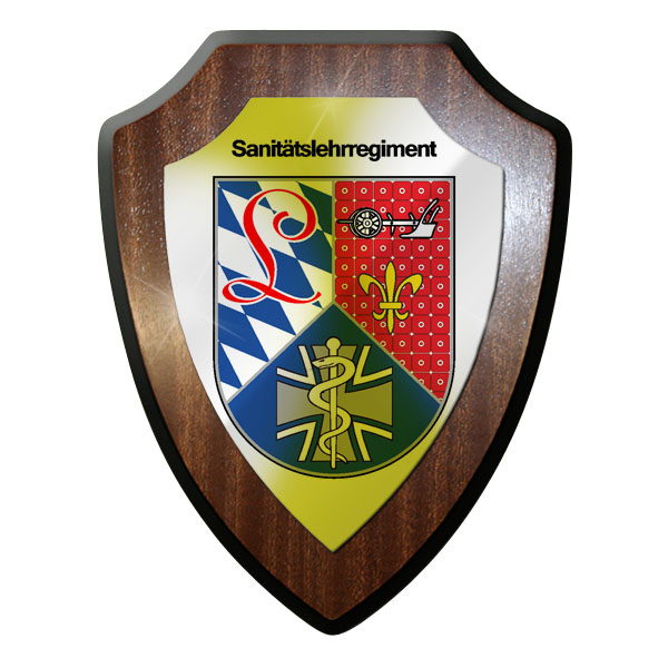 Wappenschild - Sanitätslehrregiment SanLehrReg Sanitäter Bundeswehr Bund#10185 w