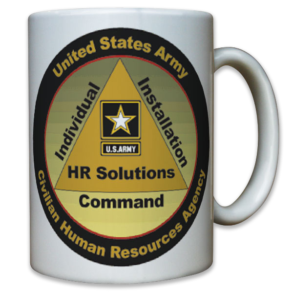 CPAC US Army Civilian Human Resources Agency Wappen - Tasse #10466 T