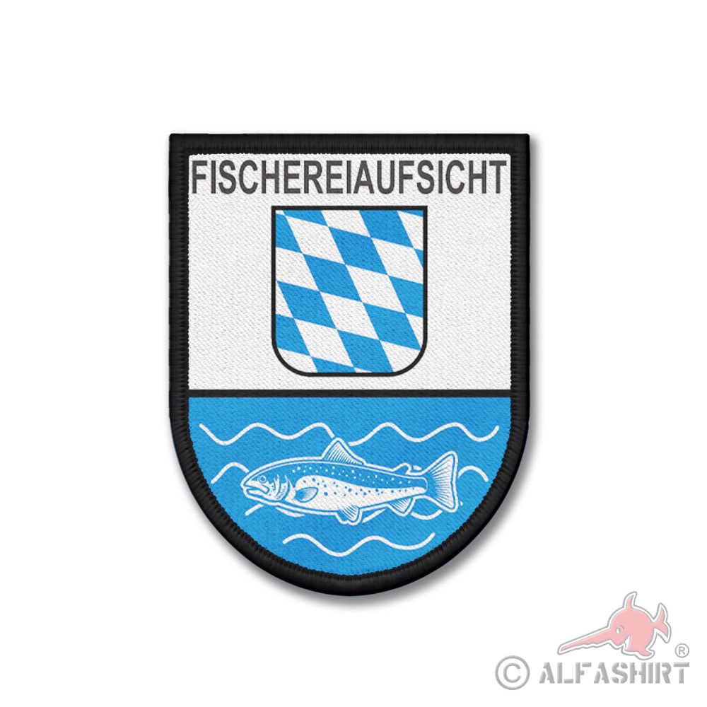 Patch Fischereiaufsicht Bayern Angeln Fischerei Aufsicht Tierfanh #41098