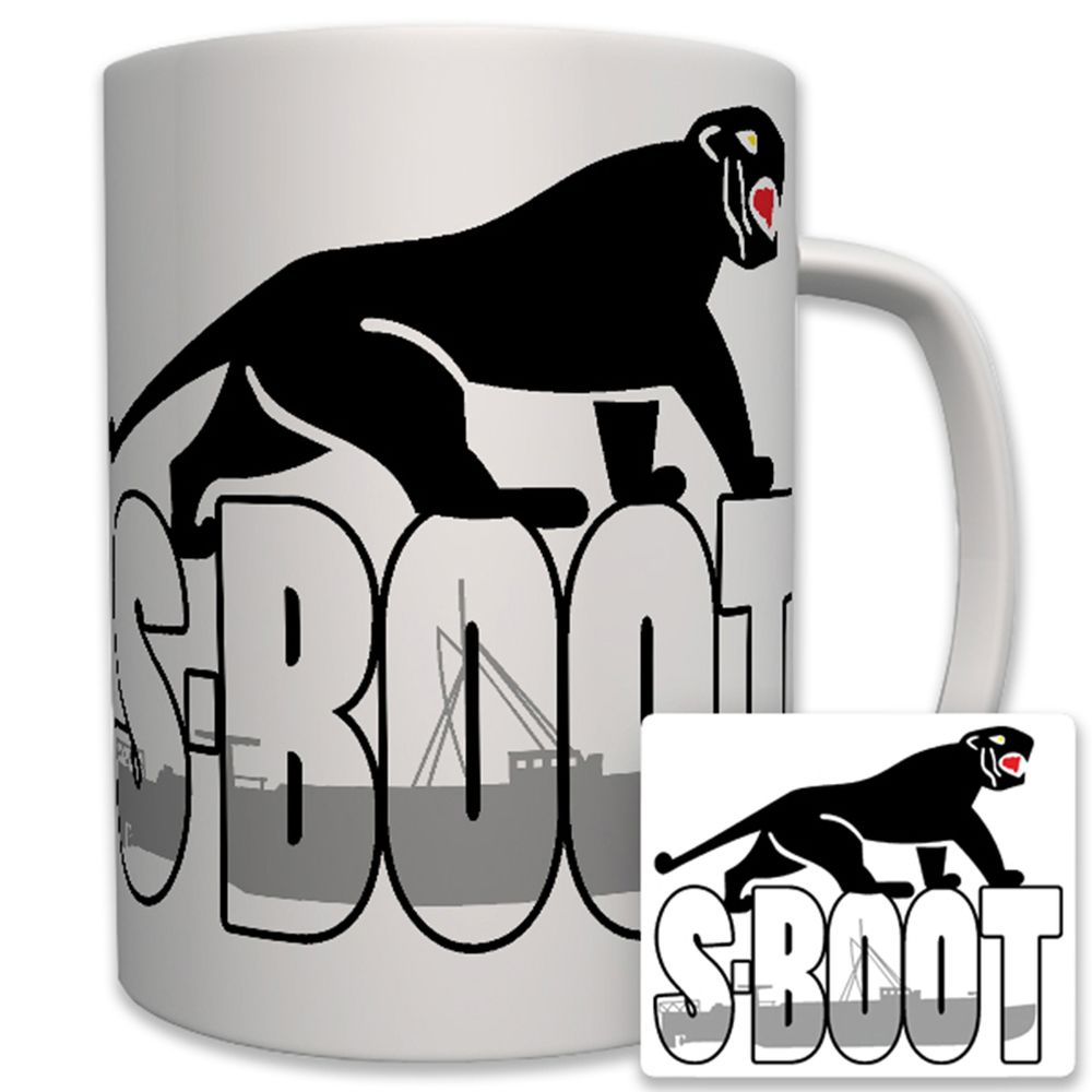 S-Boot 50 Panther Wappen Nachtsicht Restlichtverstärker Militär - Tasse #6325