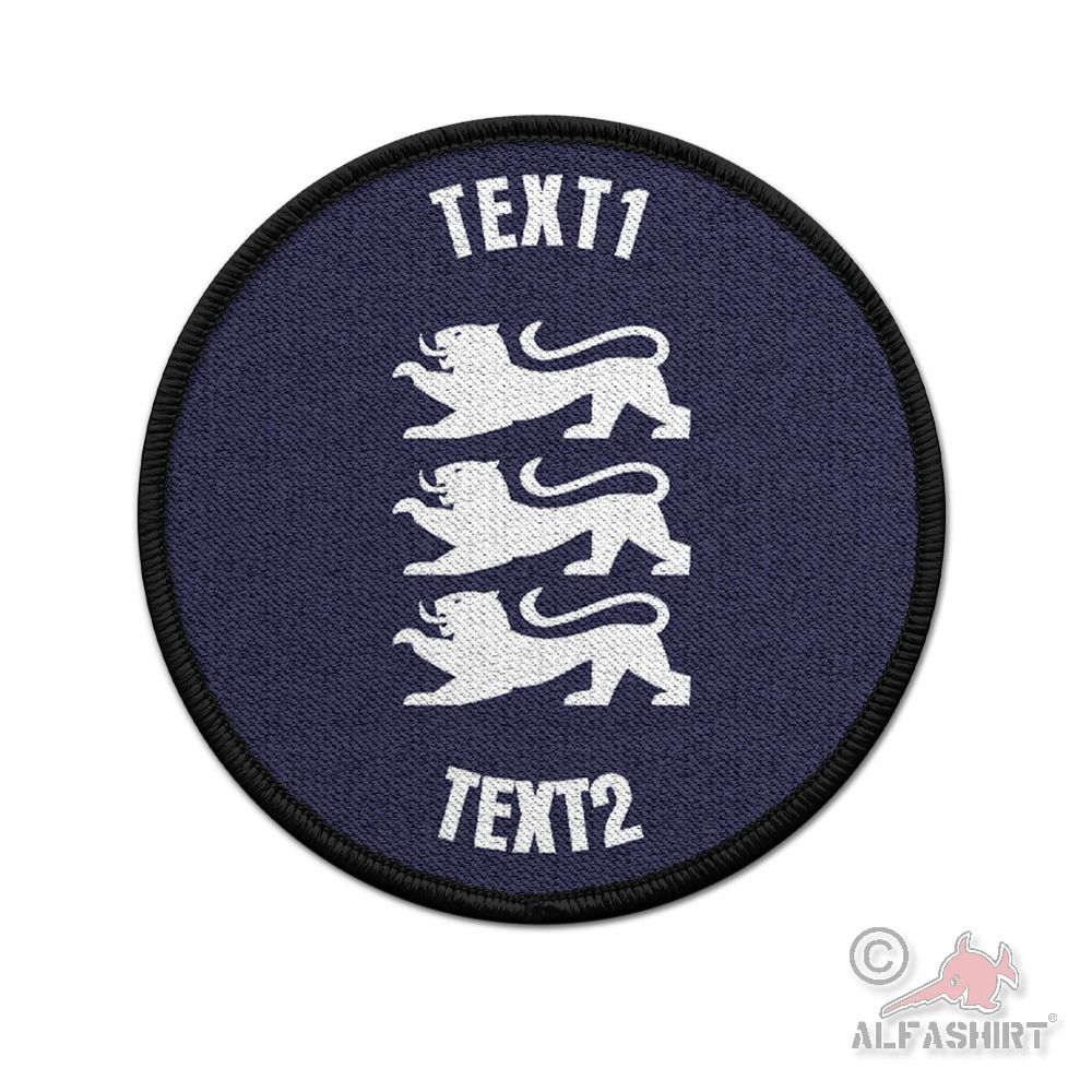 Patch Baden-Württemberg BaWü mit deinem Text Bundesland DE Logo Uniform46097