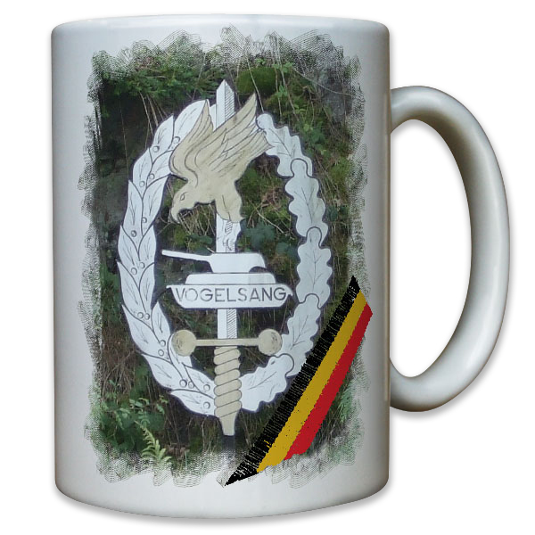 Vogelsang Camp Ordensburg Burg Barettabzeichen Panzer Belgien - Tasse #10274 t