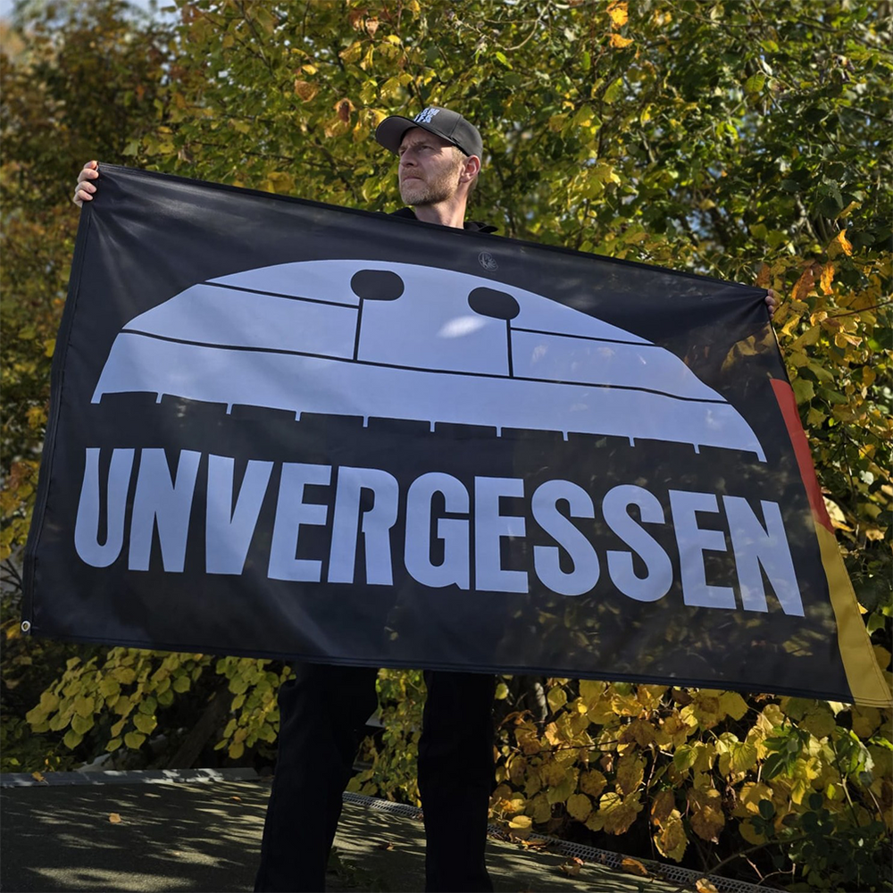 Fahne Unvergessen Volkstrauertag deutsche Soldaten Gefallen Einsatz Bundeswehr #48091