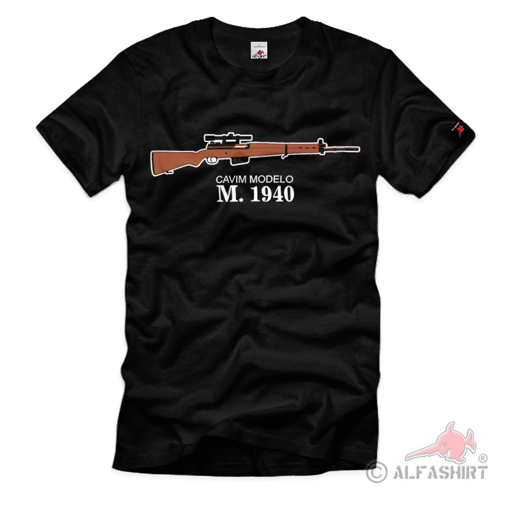 Cavim Modelo M 1940 rifle Venezuela semi-automatic T Shirt #40038