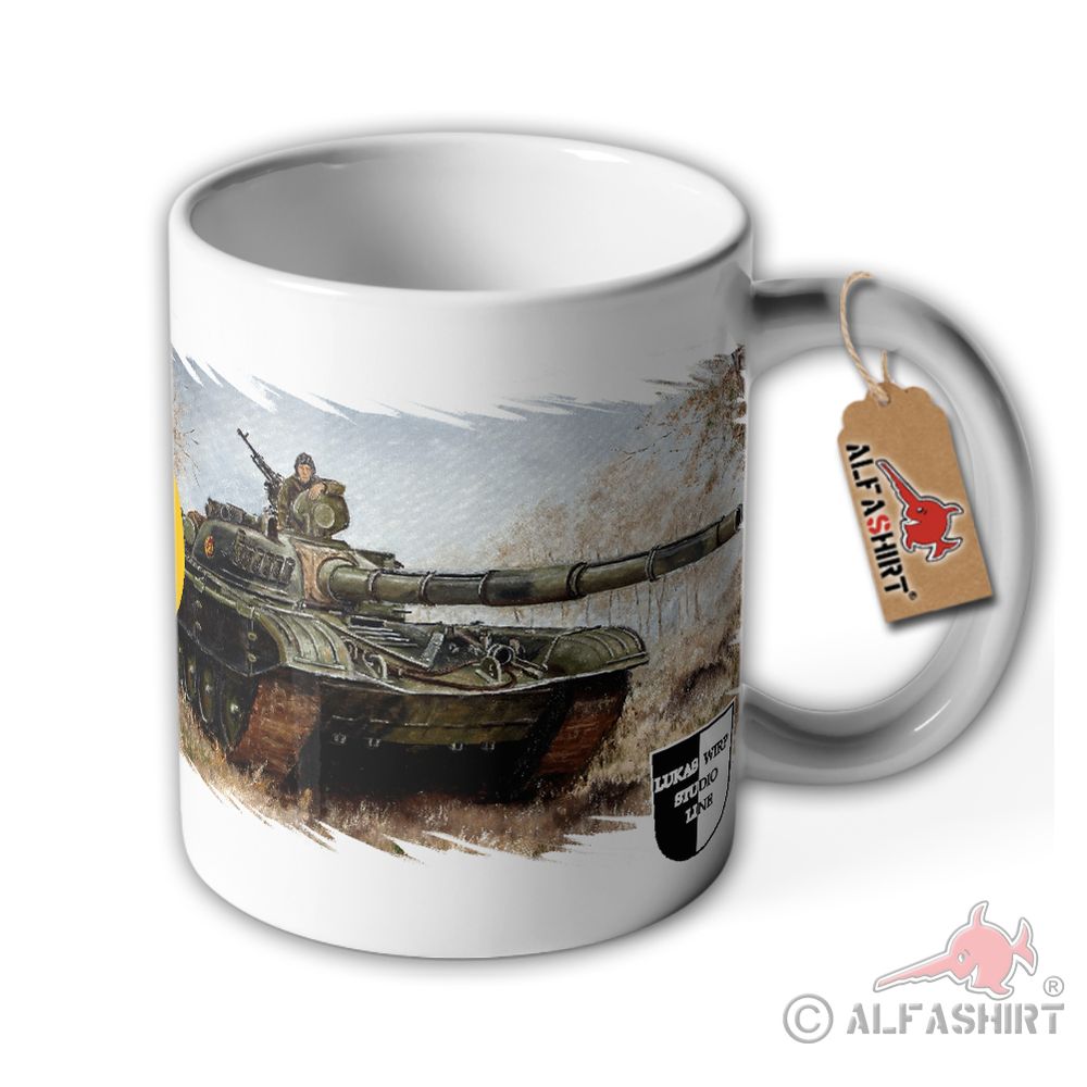 Tasse Lukas Wirp T55 und T72  NVA DDR Sektion Panzerkommandeure #34966