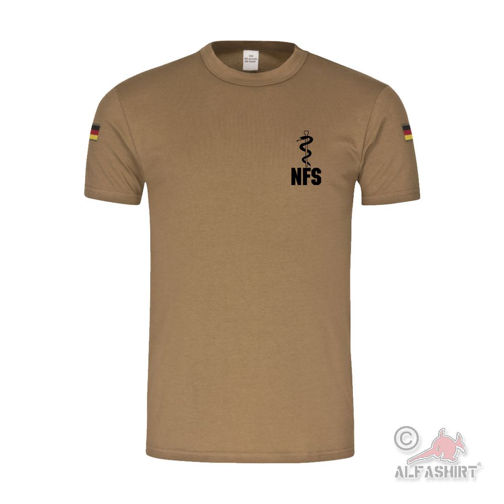 BW Tropical Shirt Emergency Paramedic NFS Sani Medical Service Aesculapius Snake #45716