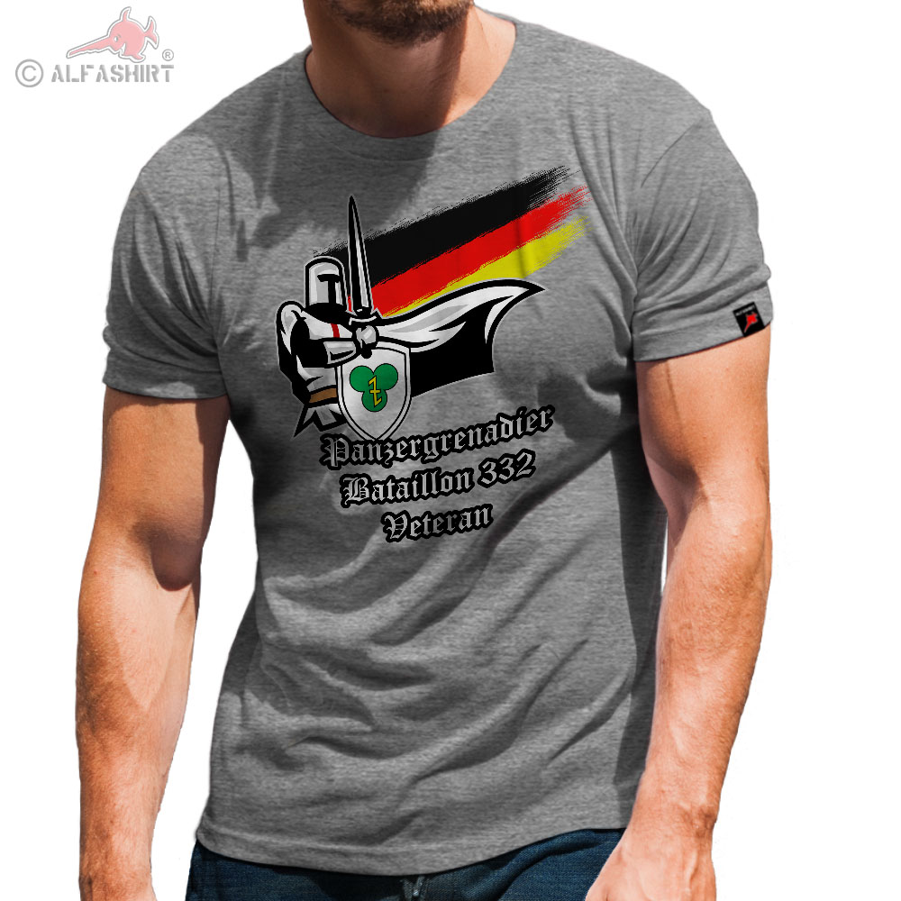 PzGrenBtl 322 Veteran Kreuz Ritter Schmiede Rüstung Bundeswehr T-Shirt #32056