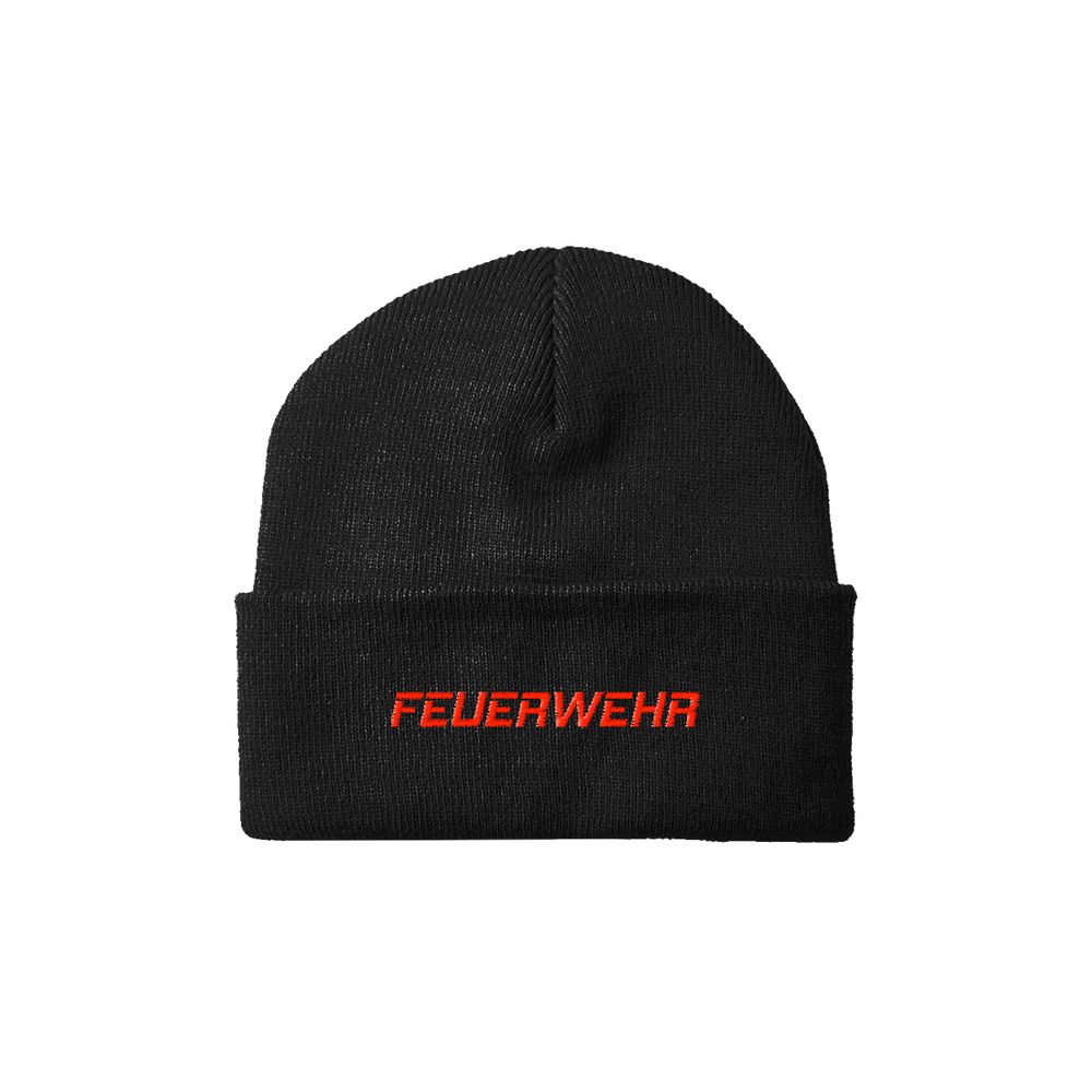 Firefighter Wool Hat EMBROIDERED Occupation Voluntary Service Winter Leisure 112 #47297