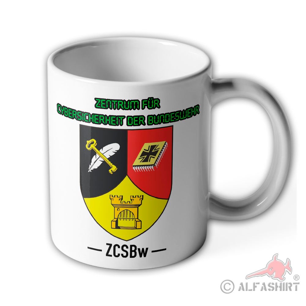 Tasse ZCSBw Zentrum für Cyber-Sicherheit Bundeswehr Euskirchen #39590