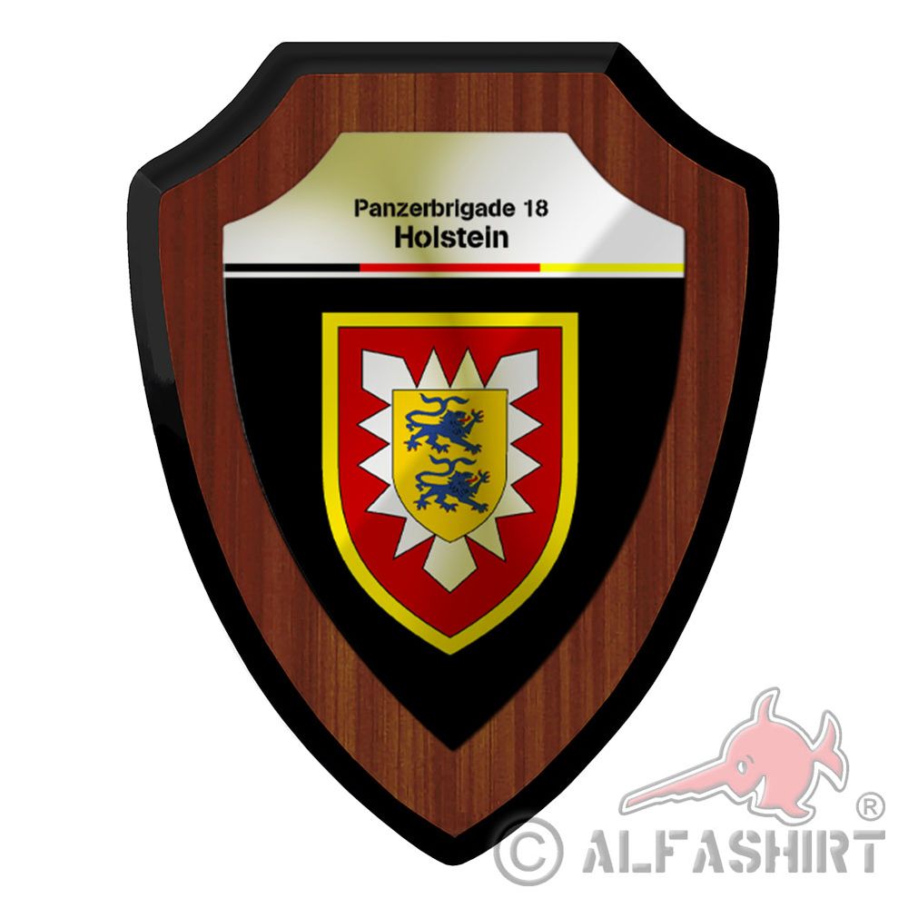 Heraldic shield Panzerbrigade 18 Holstein Boostedt Brigade Heer 6 #42969
