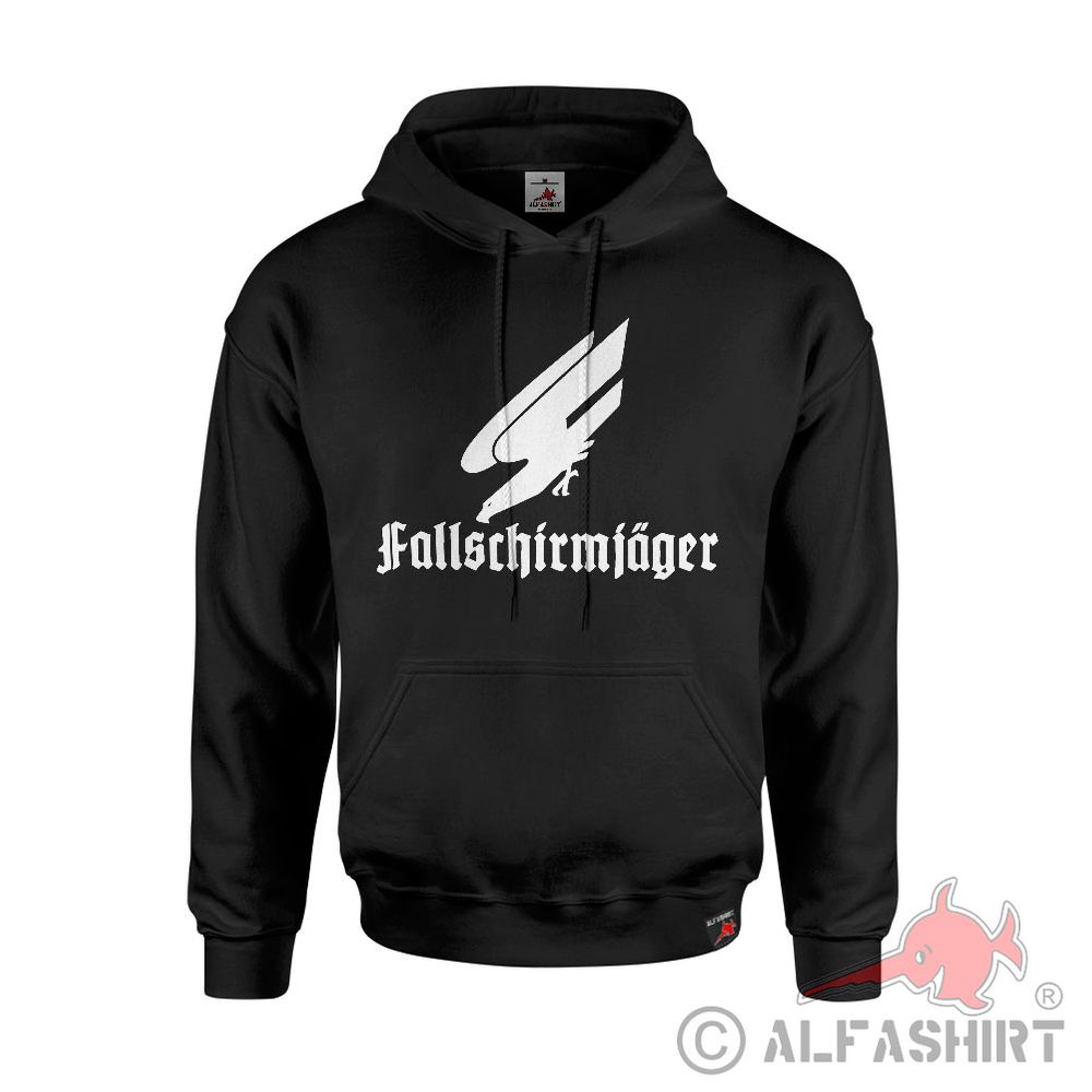 Hoodie FschJg Old School Paratrooper Eagle Hooded Pullover Pulli#41427