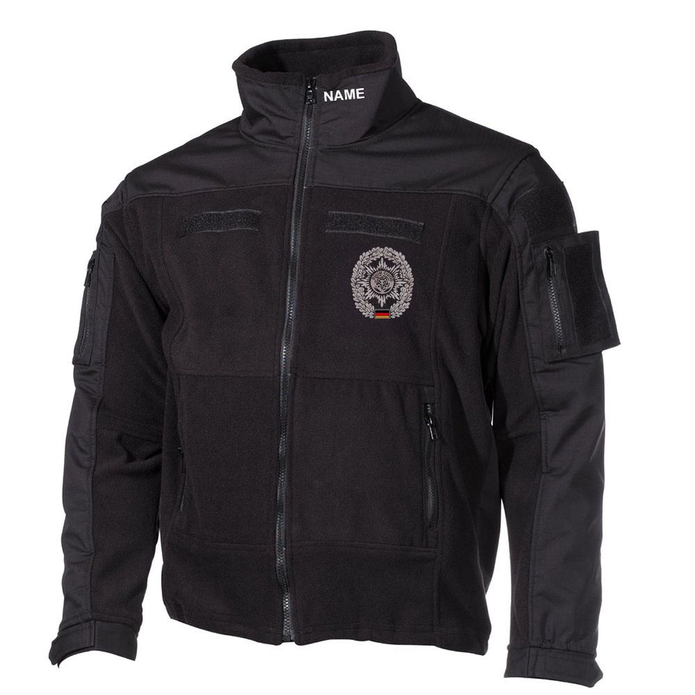 Combat Fleecejacke GESTICKT Feldjäger MP Military Police GRATIS NAMEN #30482
