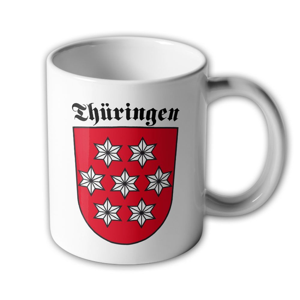 Tasse - Thüringen Wappen Landeswappen Bundesland #9471
