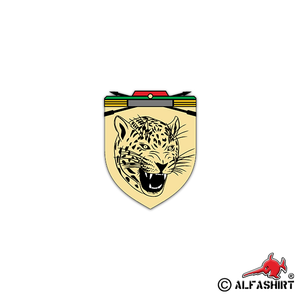 Sticker PzJgKp 100 Panzerjägerkompanie Oberpfalz coat of arms 5x7cm # A2332