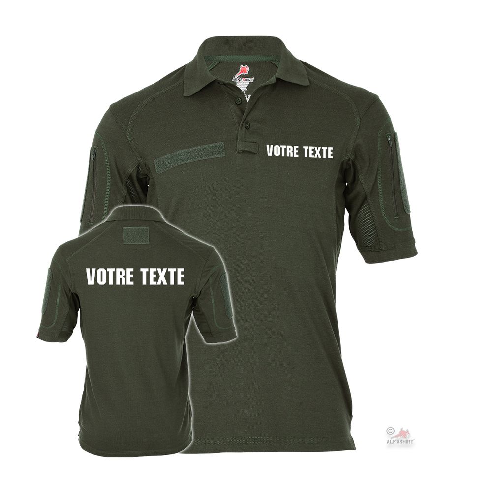Tactical Polo Alfa personnalisable