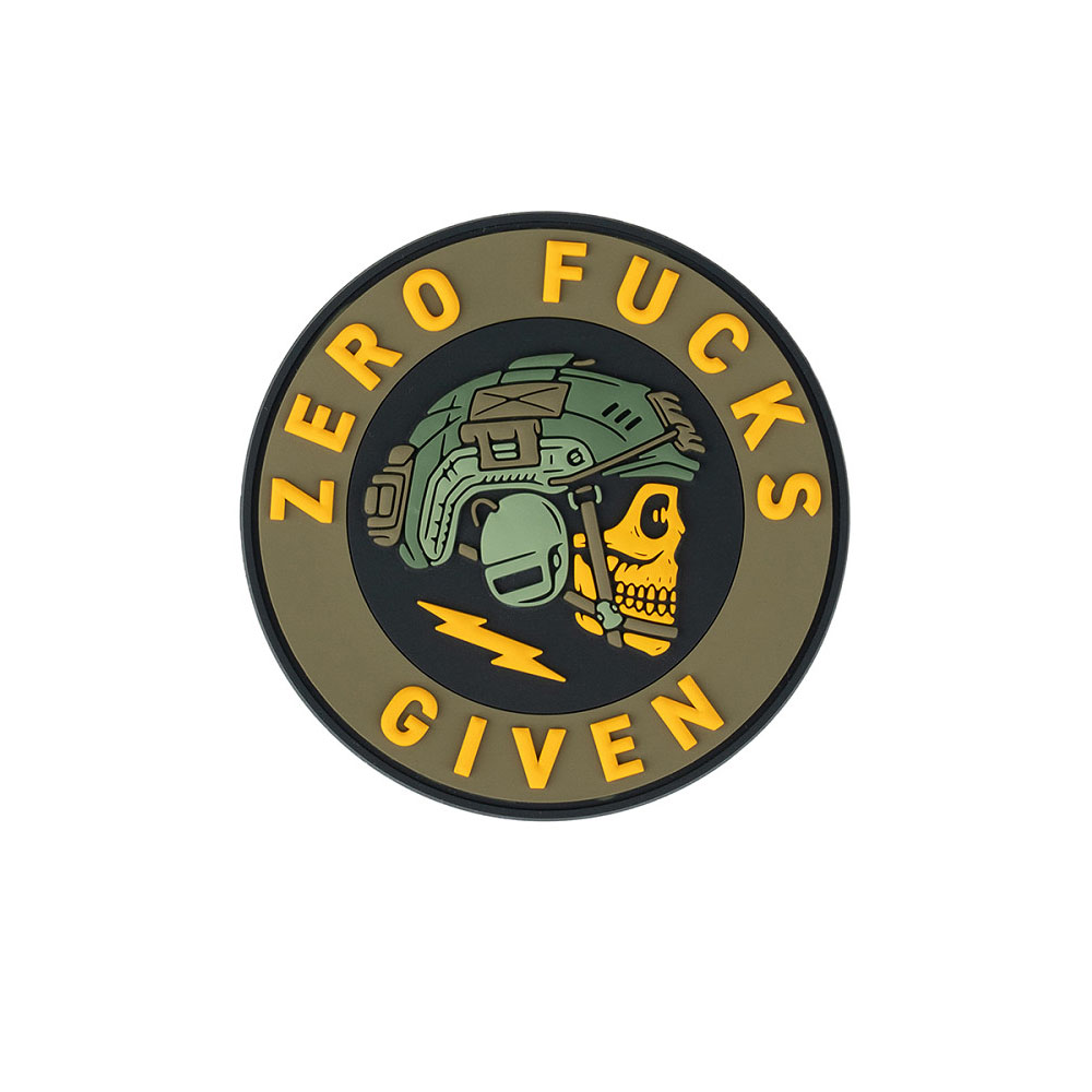 3D Patch Zero fucks given Operator skull Veteran alles egal 8,7cm #47249