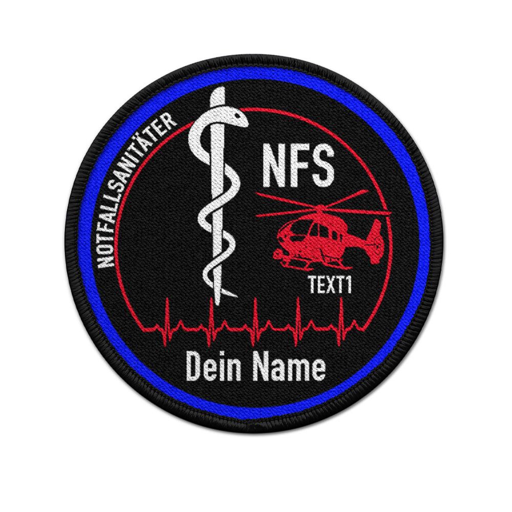 Patch personalisiert Rettungshubschrauber Rettungsdienst Luftrettung #43324