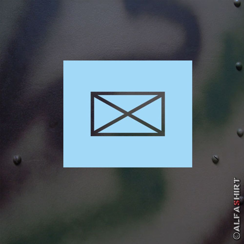 Lackierschablonen Aufkleber Versorgungseinheit Troß Zug LKW  5x3cm A393