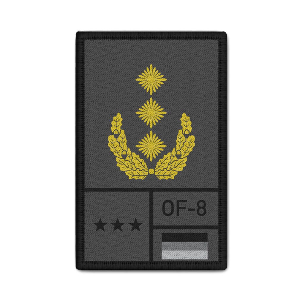 Rank Patch Bundeswehr Heer Luftwaffe Marine Grau #BW-Patch