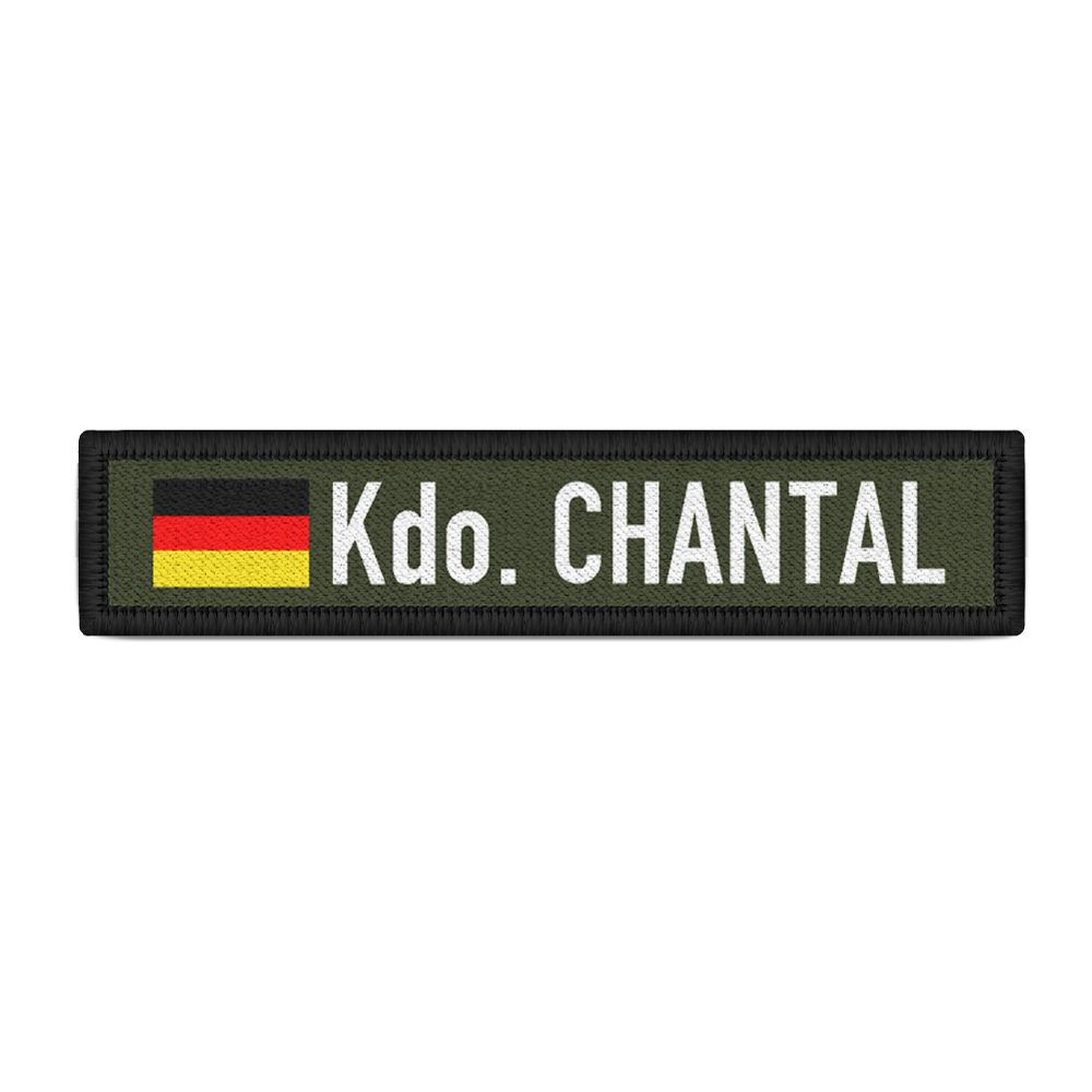 Patch Name Tag Command Chantal Kdo Bundeswehr Humor Fun Fun Girl # 30033