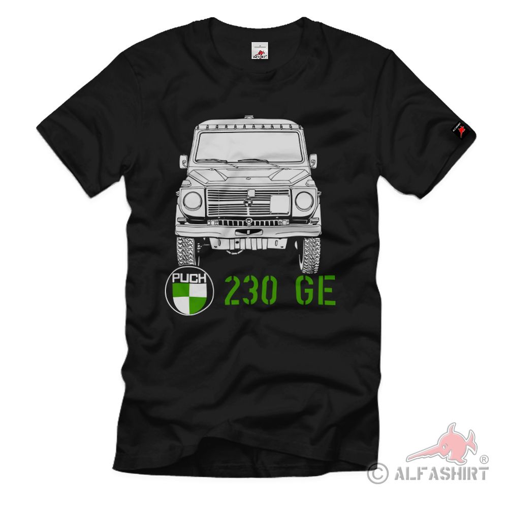Puch 230GE SUV Bundesheer Pw 8 Pl gl 4x4 Light Off-Road Vehicle T-Shirt # 35462