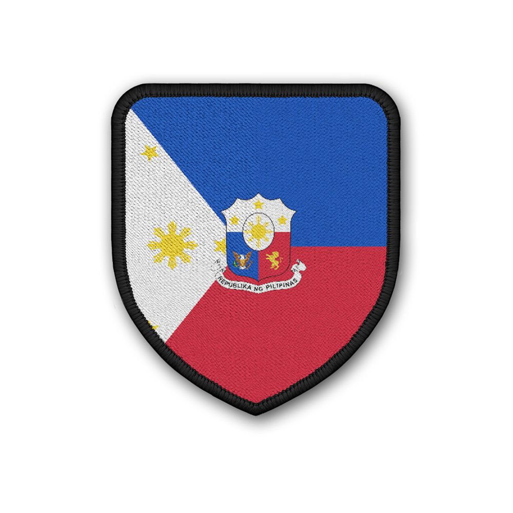 Patch Landespatch Philippinen Manila Filipino Englisch Wappen Löwe Sterne #21959