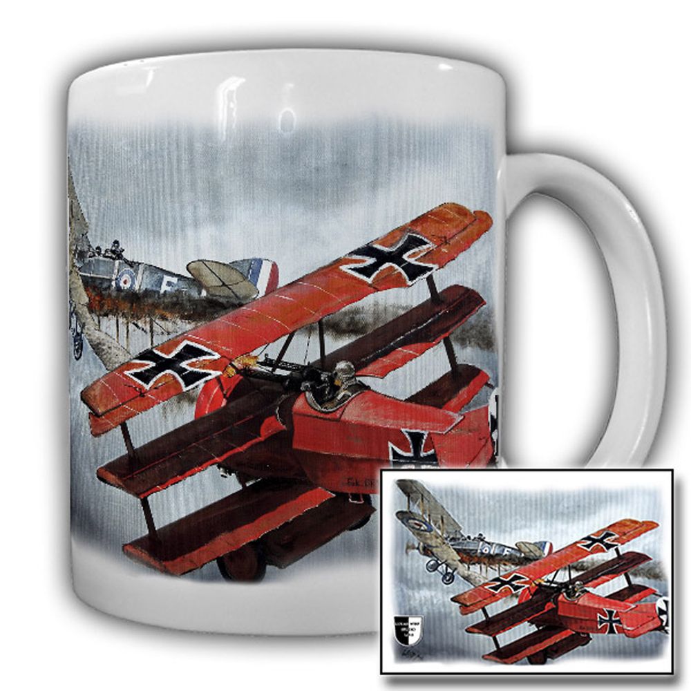 Tasse Lukas Wirp Roter Baron Manfred von Richthofen Flugzeug Ritter #23477