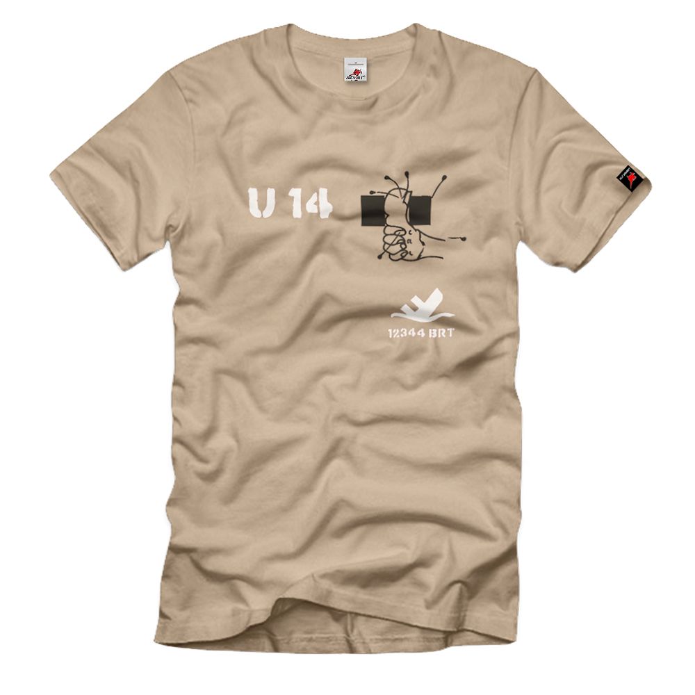 Uboot U14 Militär Marine Untersee Schlachtschiff Unterseeboot - T Shirt #3004