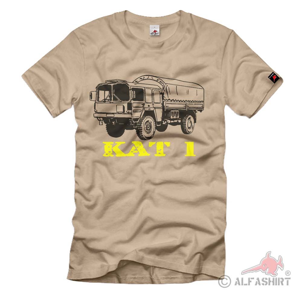 Kat 1 Sonderkraftfahrzeug Bundeswehr LKW Militär - T Shirt #266