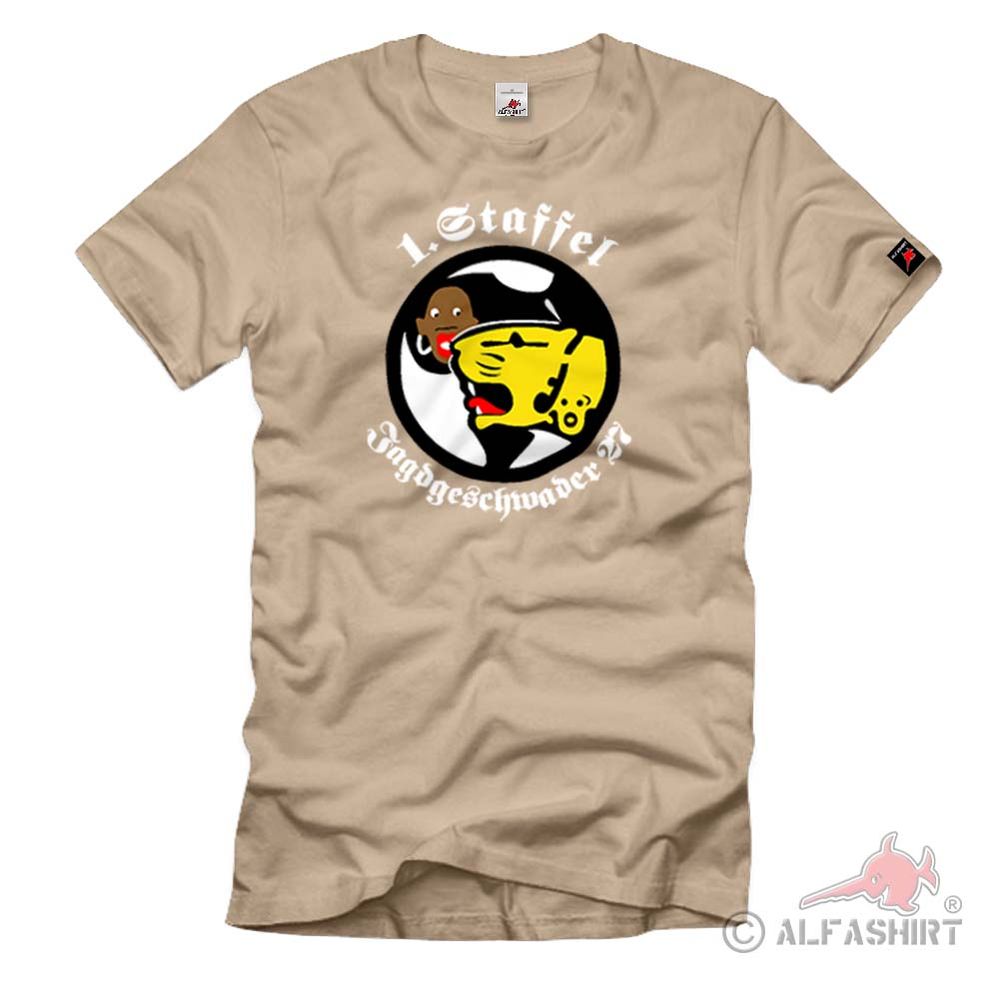 1. Staffel Jagdgeschwader 27 JG 27 fliegende Einheit Wh Luftaffe - T Shirt #1567