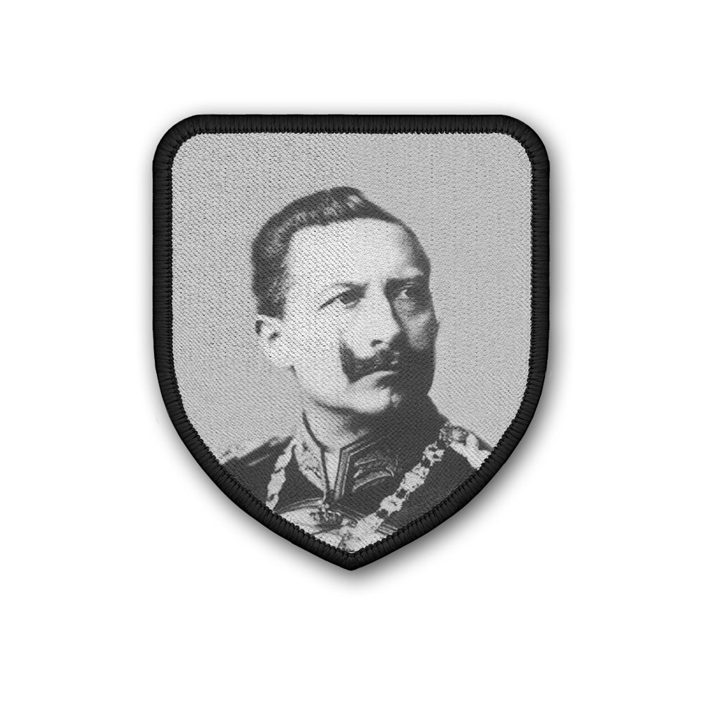 Patch Kaiser Wilhelm Preußen II Deutschland Uniform Foto Bild Aufnäher #33851