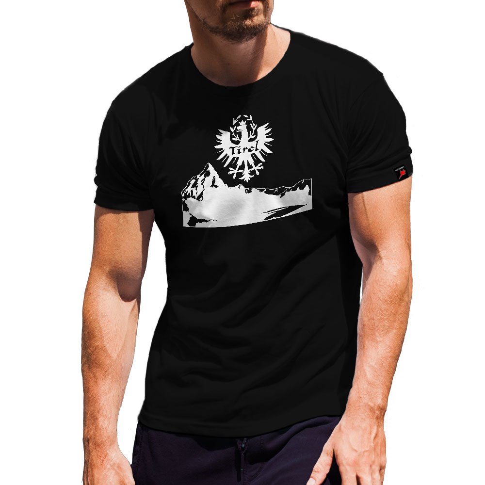 Tyrolean mountains shirt Tyrol mountain hills landscape Germany # 31022