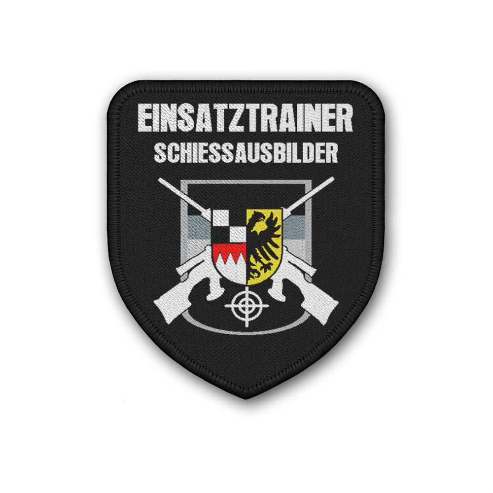 Patch Coat of Arms Police Justice Middle Franconia Einsatztrainer 75 x 65 # 35424