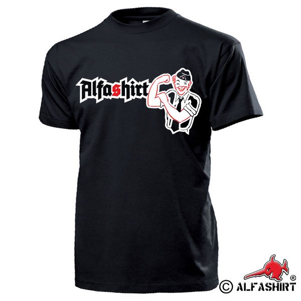 ALFASHIRT Tiger Kommandant Panzer Fible Wh Soldat Uniform - T Shirt #15624