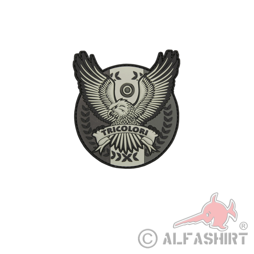 Tricolori Air Force Paintball aerobatic team 3D Rubber Patch 8x9cm # 27120