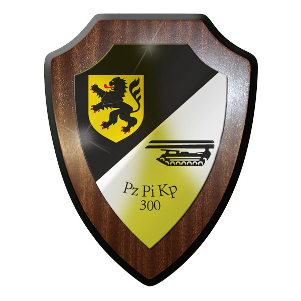 Wappenschild - PzPiKp 300 Panzerpionierkompanie Panzer Pioniere #10016