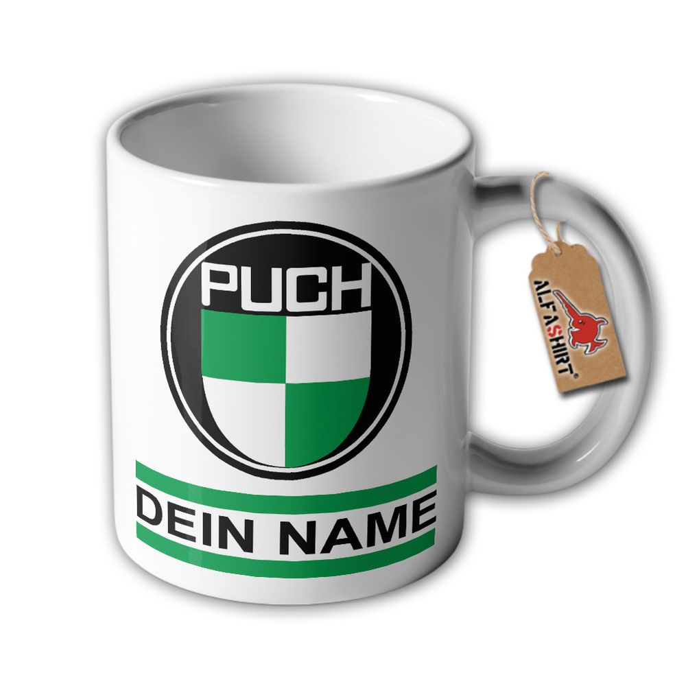 Tasse Puch SERVICE Wappen Puch-Werke Oldtimer Emblem Fan Österreich #34757