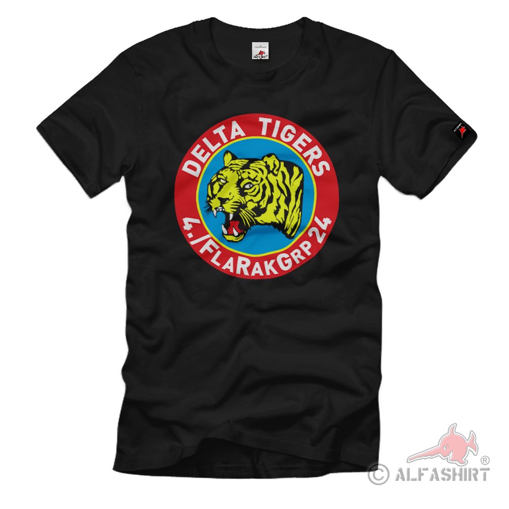 4 FlaRakGrp 24 - Delta Tigers Anti-Aircraft Missile Group 24 T-Shirt#38711