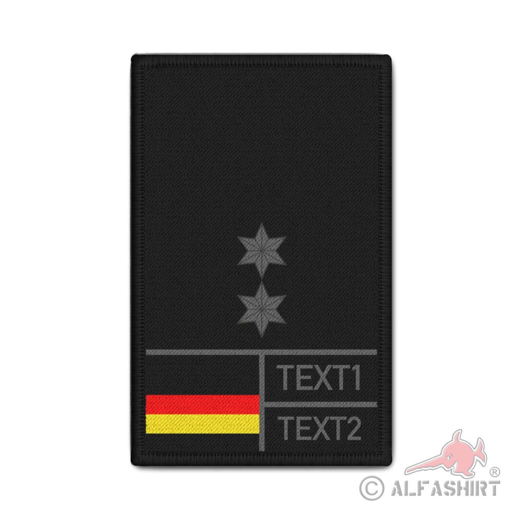 Rank Patch personalisiert Polizeioberkommissar POK A10 deutsche Polizei #42954