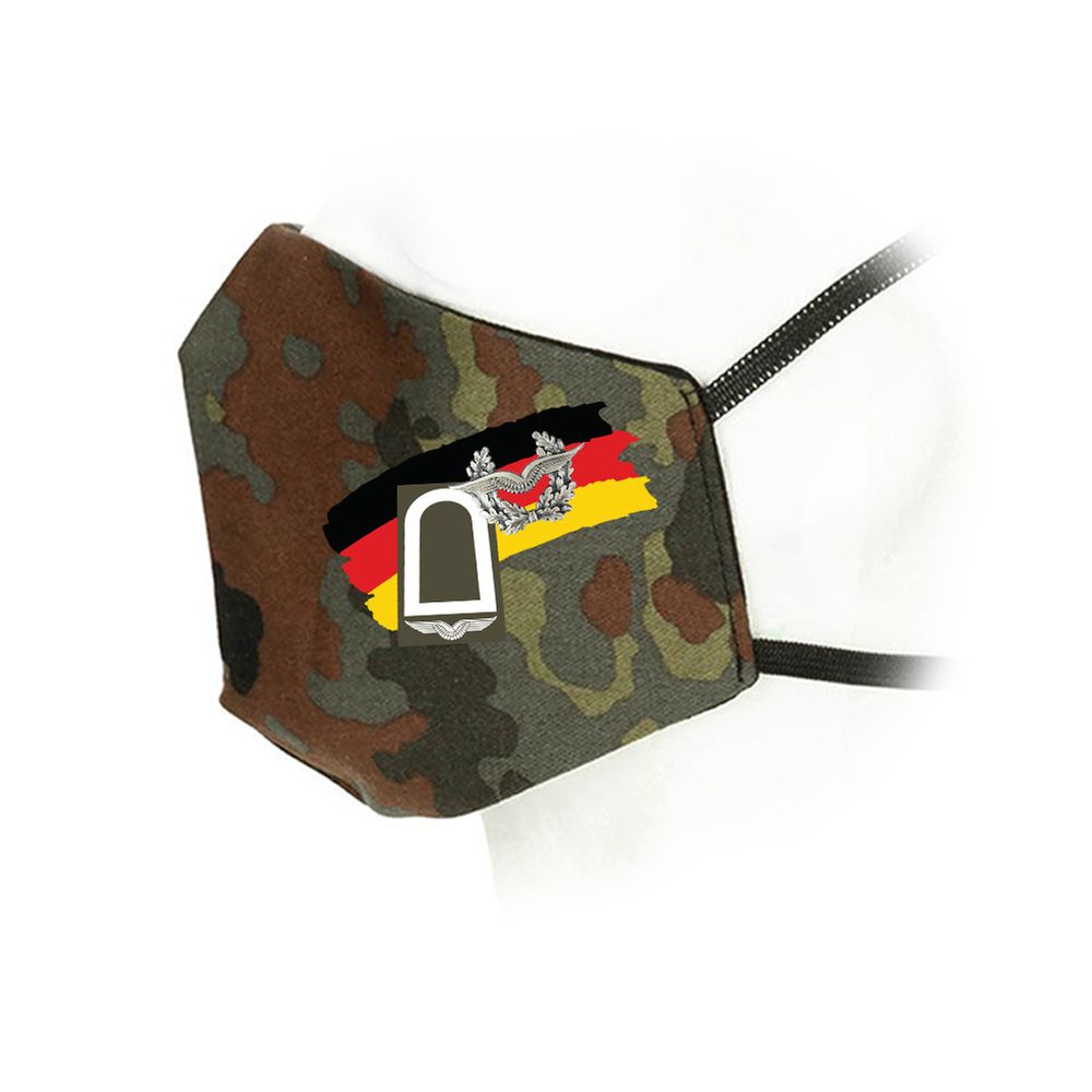 Flecktarn mask Luftwaffe rank flight readiness BMV Bundeswehr # 35952