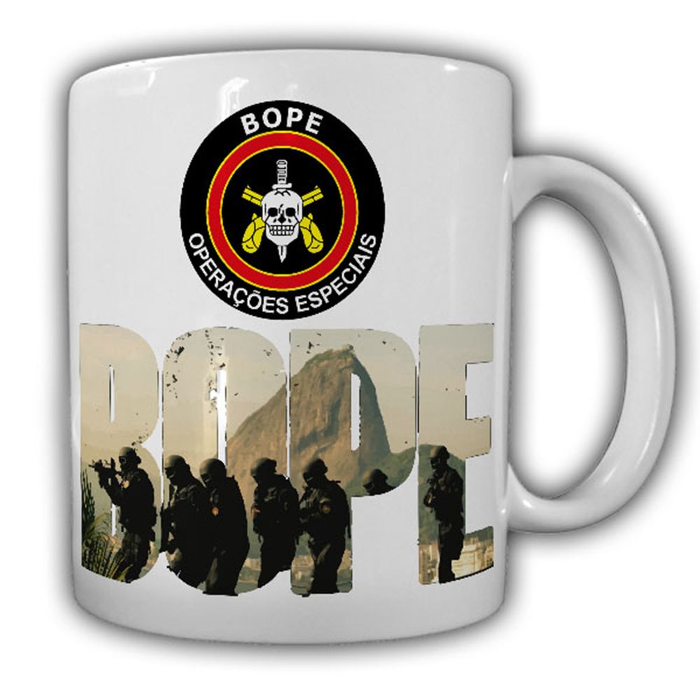 BOPE Batalhão de Operações Policiais Especiais Brasilien Elite - Tasse #14493