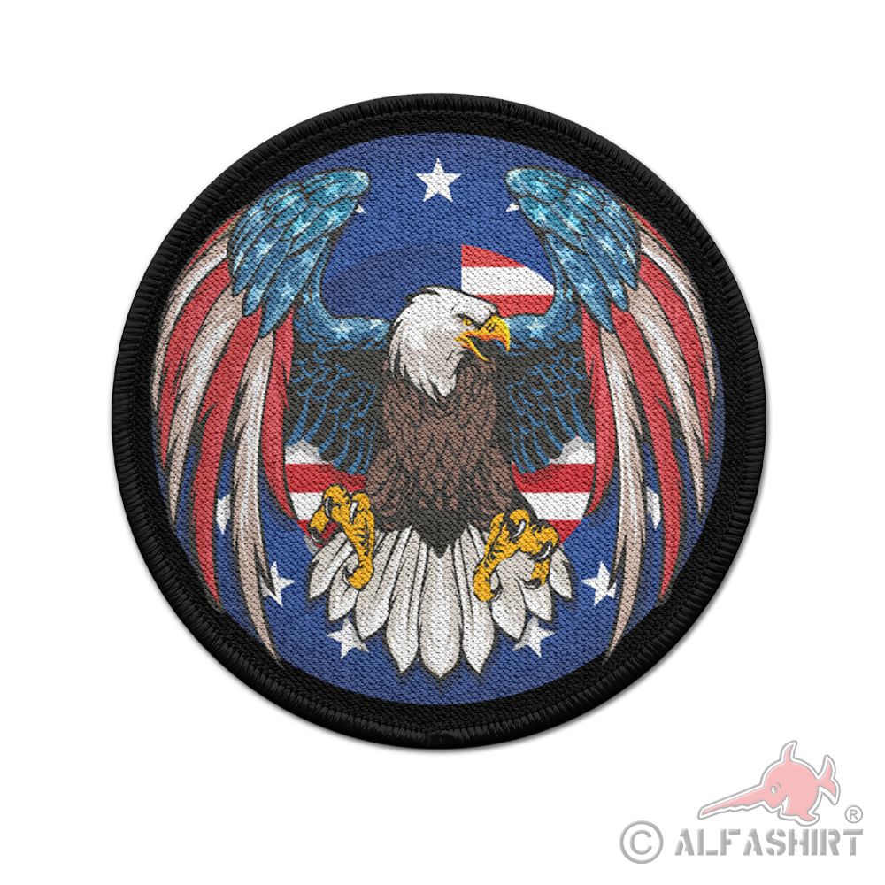Patch American Eagle Freiheit Patriot Staaten USA America Abzeichen 9cm#39103