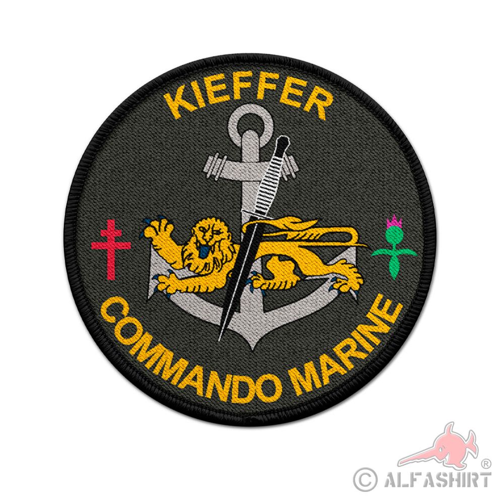 FR Patch Commando Marine Kieffer Frankreich Militär Abzeichen Aufnäher#18231