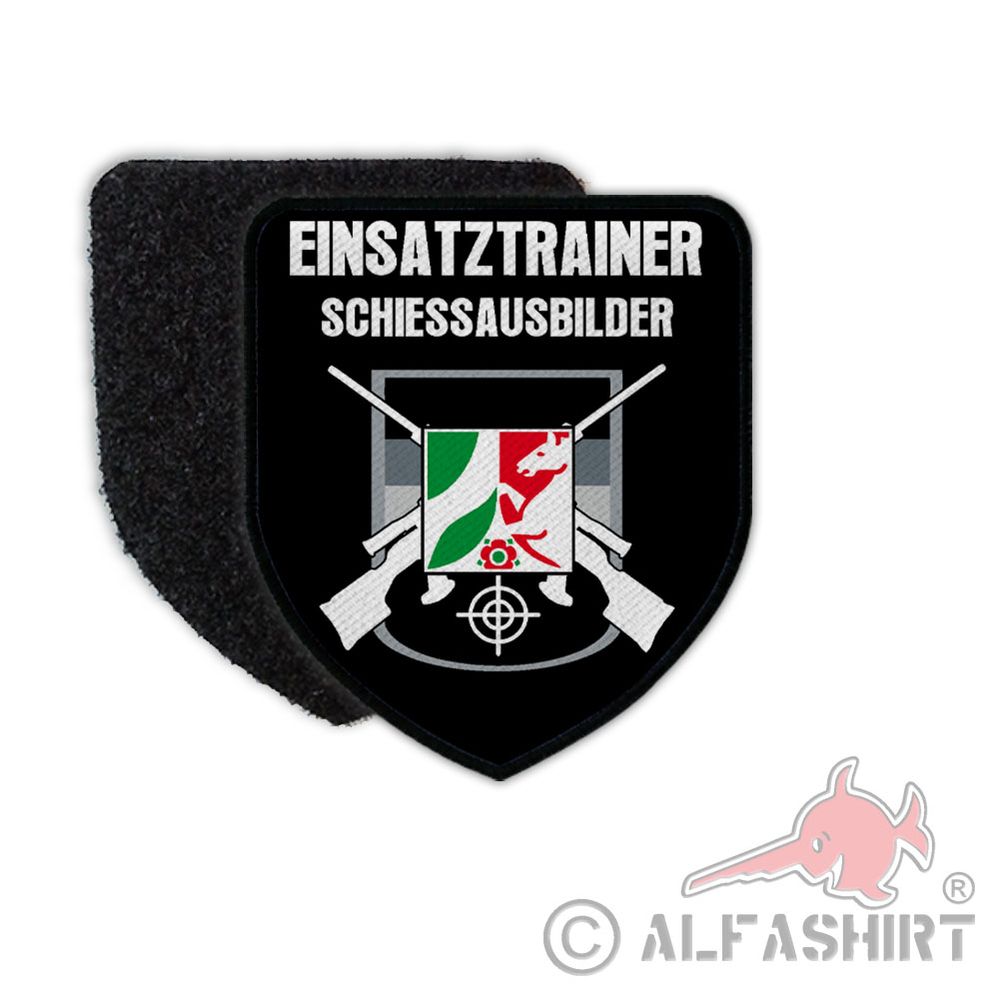 Patch Wappen Polizei Justiz Nordrhein Westfalen Einsatztrainer 75 x 65 #36207