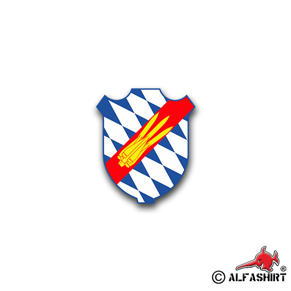 Sticker FlaRakBtl 32 Hawk anti-aircraft missile battalion 6x7cm A1642