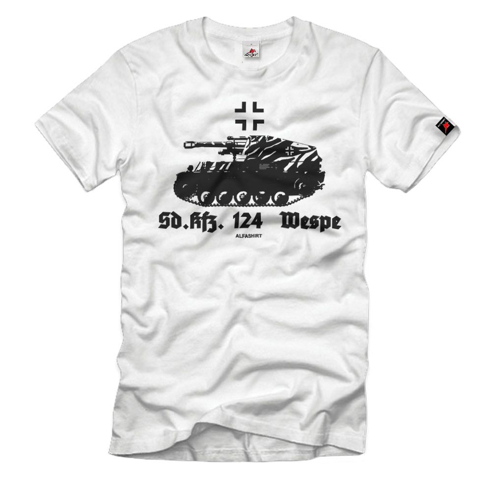 Panzerhaubitze Wespe SdKfz 124 Panzer Haubitze 10,5 cm T-Shirt#33104
