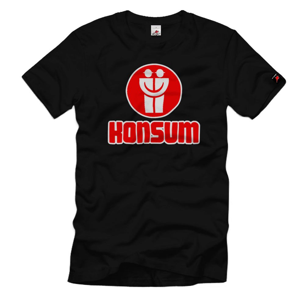 Konsum altes Logo 50er Jahre DDR Ost-Deutschland Geschäft Produkte T-Shirt#33621