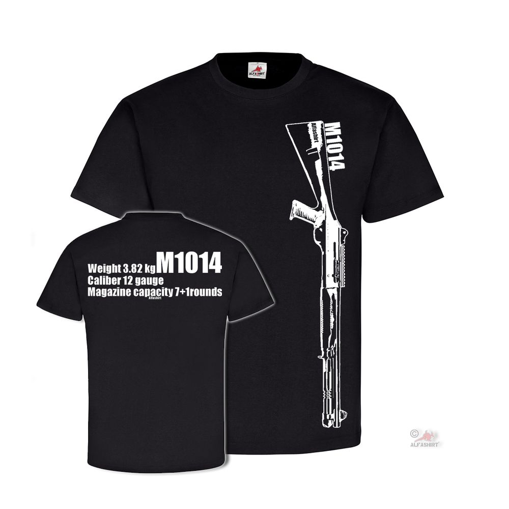 M1014 Shotgun Airsoft Weapon COD M4 Super 90 Pump Action - T Shirt # 26636